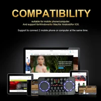 black abs v300 portable pro live sound card 4 0 audio interface mixer for phone pc 15 77 81 5cm6 173 070 59inch