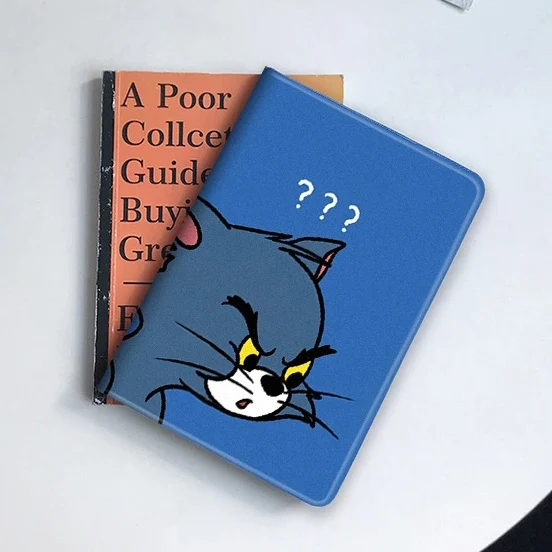 С рисунком кота из мультфильма Стиль искусственной кожи чехол для iPad 9 7 Air 1/2/3 10 2