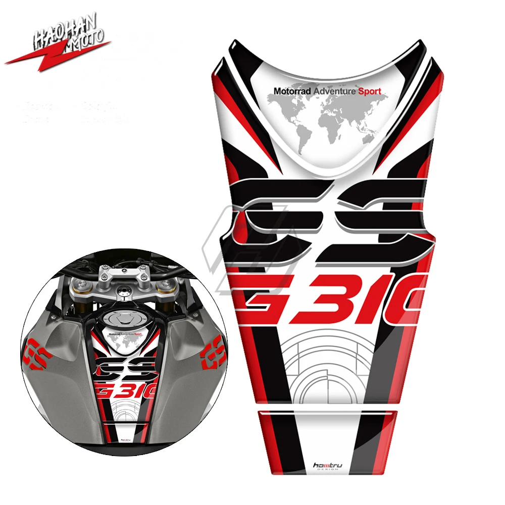 

For BMW G310GS 2018-2019 3D Resin Motorcycle Gas Tank Pad Protector