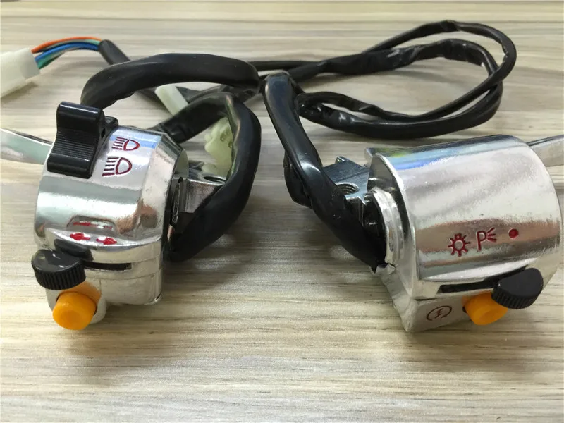 

For Jialing JH70 Silver Horn Switch Assembly Switches To The Left Seat Assembly (electric Start) AX100