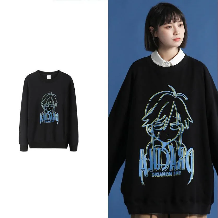 

LISCN Women's Long-Sleeve Plus Velvet Thick Sweater Autumn And Winter Trend New Loose Korean Pullover Round Neck Top