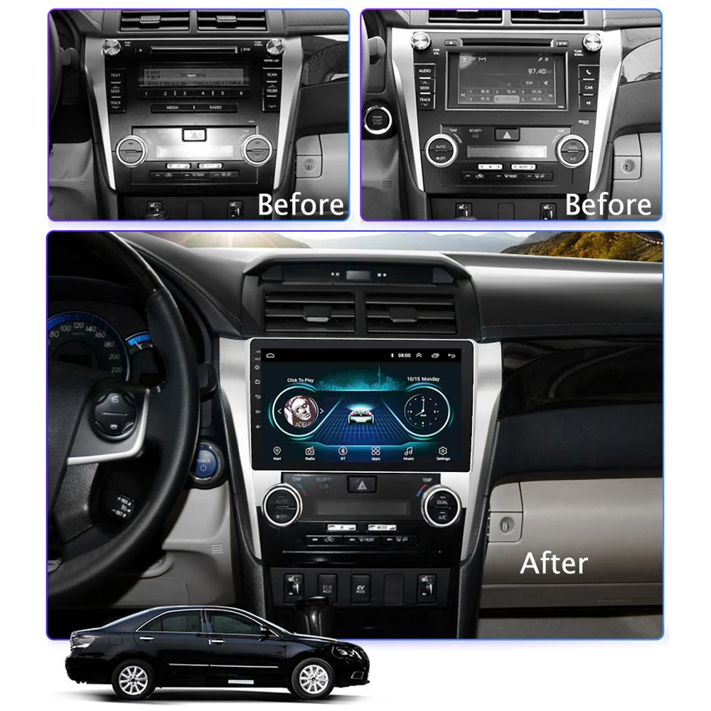 Автомобильный dvd плеер для Toyota Camry 2012 2014 Мультимедийная Система головное
