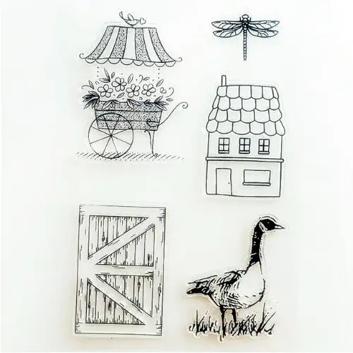 Силиконовые прозрачные штампы для скрапбукинга сделай сам|Штампики| |