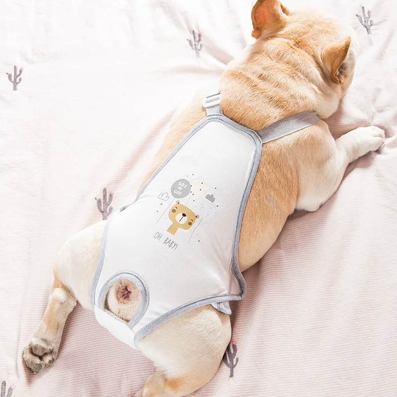 Многоразовые подгузники для домашних животных штаны девочек собак