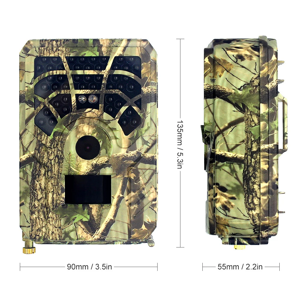 

PR300A Hunting Camera 12MP 1080P 120 Degree PIR Wide Angle Sensor Infrared Night View Wildlife Trail Thermal Imager Video Ca