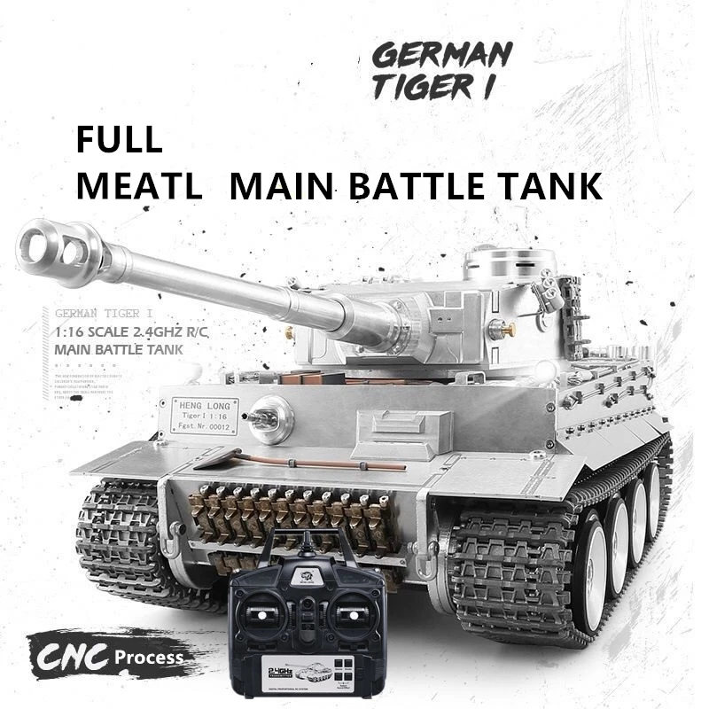 Полностью металлический Смоделированный главный боевой бак с поворотом на 360