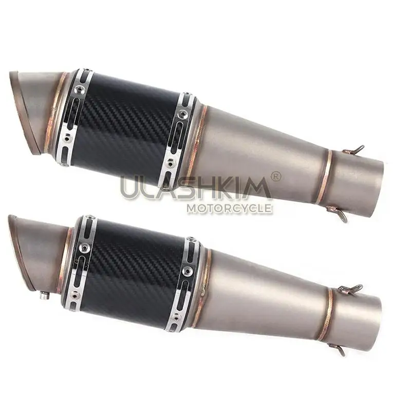 Выхлопная труба глушителя для мотоцикла средняя без шнуровки HONDA CBR400 CB500R CBR500R