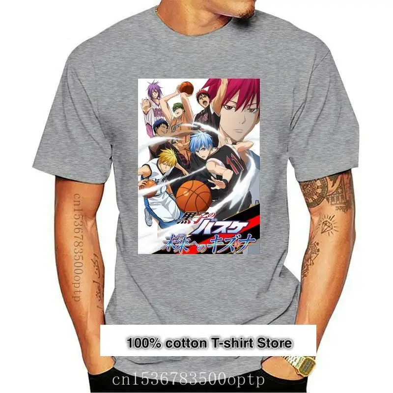 

Camiseta de Anime para hombre, camisa de манга corta de Anime, Kuroko No Basketball, de talla grande, nueva