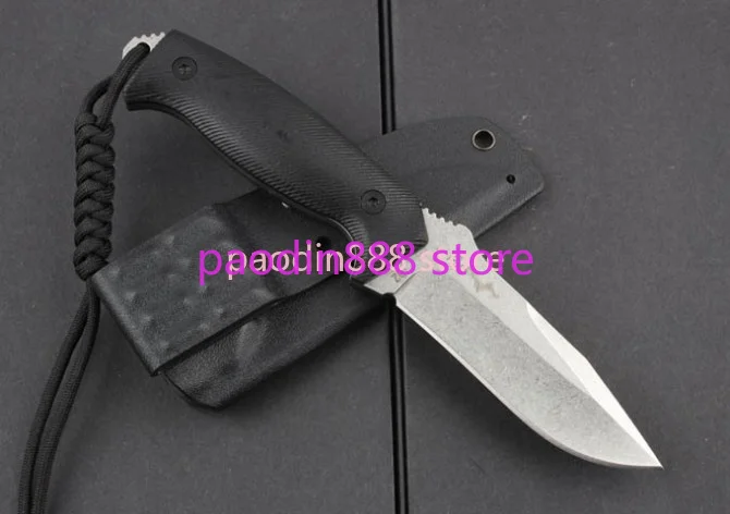 Погремушка D2 G10 нож с прямым фиксированным лезвием тактический для самообороны