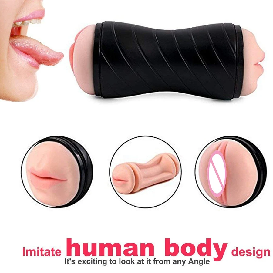 Реалистичный рот минет Мужской мастурбатор женщина глубокая Вагина мягкая
