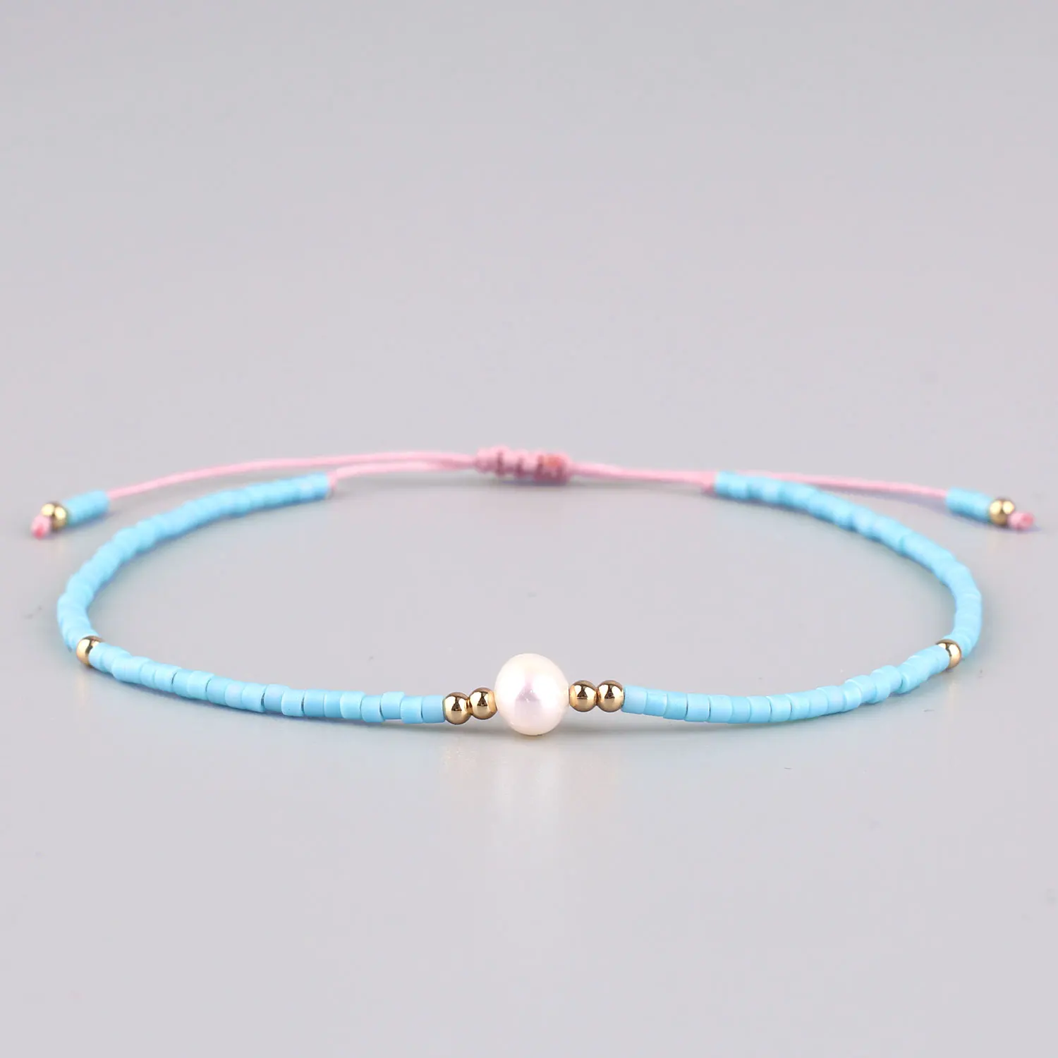 

QUANCHI Miyuki Beaded Bracelet for Women Boho Simple Pearl Friendship Bracelets Bangles Jewelry New