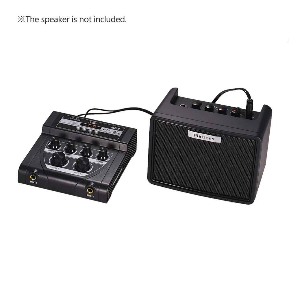 Muslady MF 8 Mini Sound Audio миксер стерео двойные Микрофонные входы для ТВ ПК смартфона