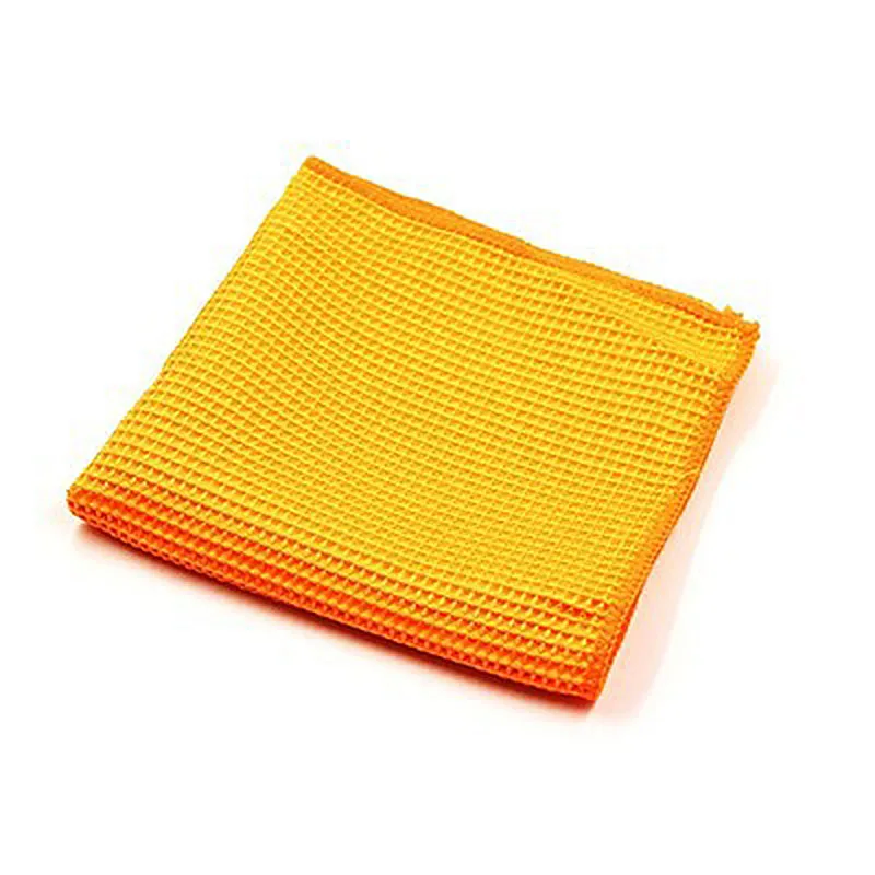 40*40cm Pineapple Grid Car Wash Towel Double-Sided Absorbent Durable Duster Cloth Detailing Accessories Orange Dropshipping - купить по