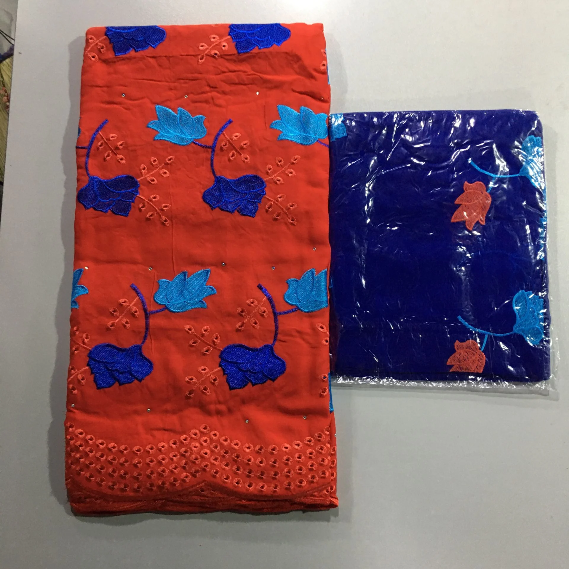 Новое поступление недорогая 5 + 2 многоцветная швейцарская вуаль кружево в