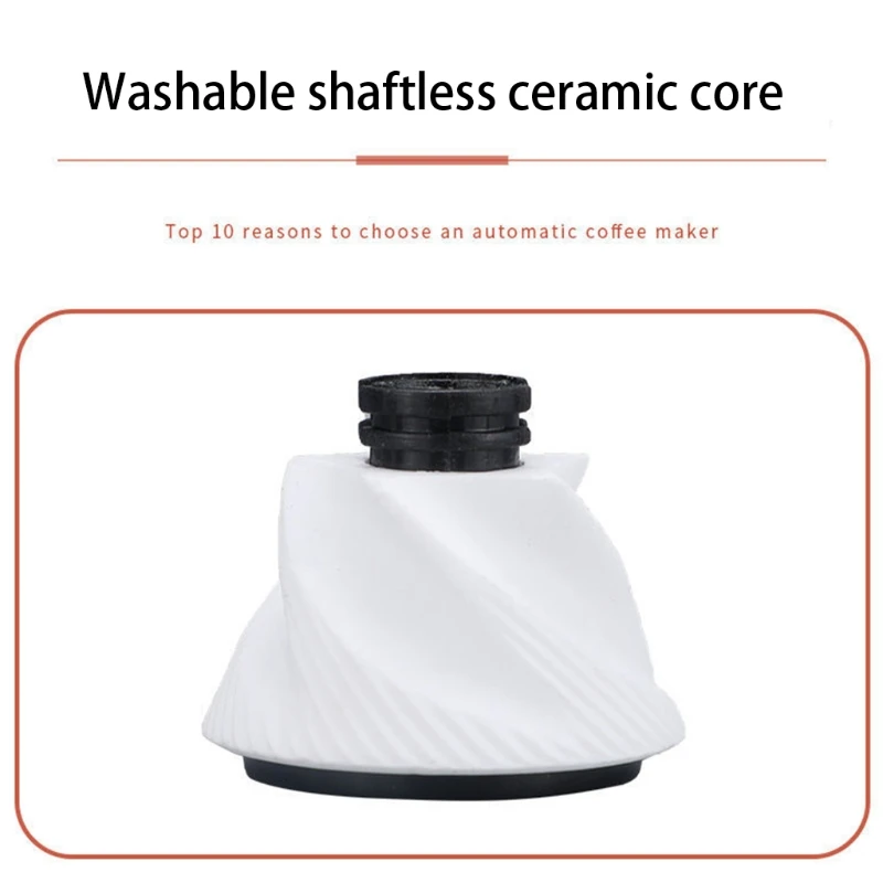 Ручная кофемолка портативная ручная с ручкой из нержавеющей стали для офиса дома