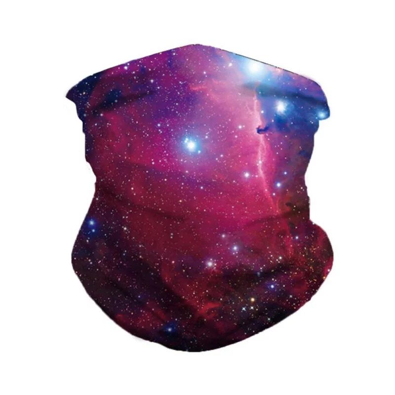 

Outdoor Multifunctional Soft Comfortable Breathable Wild Colorful Print Headwear Scarf Outdoor Motorcycle Bicycle Face Scarf