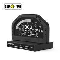 sincotech 6 5 universal lcd race dash boost afr egt oil press water temp volt speedometer rpm odo 10 in 1 gauge meter do922