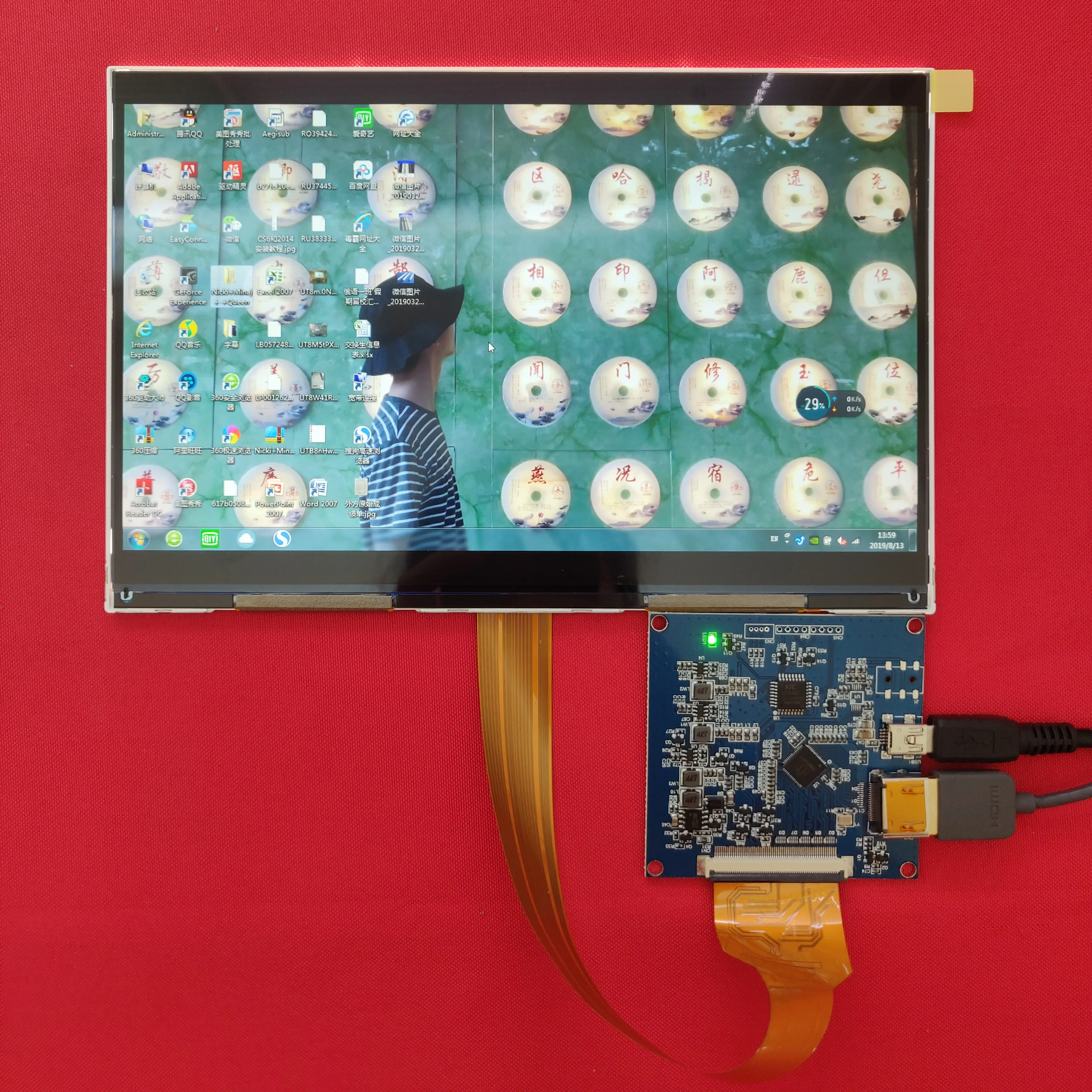 8,9 дюймов 2560*1600 2k 1440p ips ЖК-дисплей монитор с HDMI-MIPI плата драйвера 50 Гц для DIY DLP 3d принтер Raspberry PI 3 PI 4b