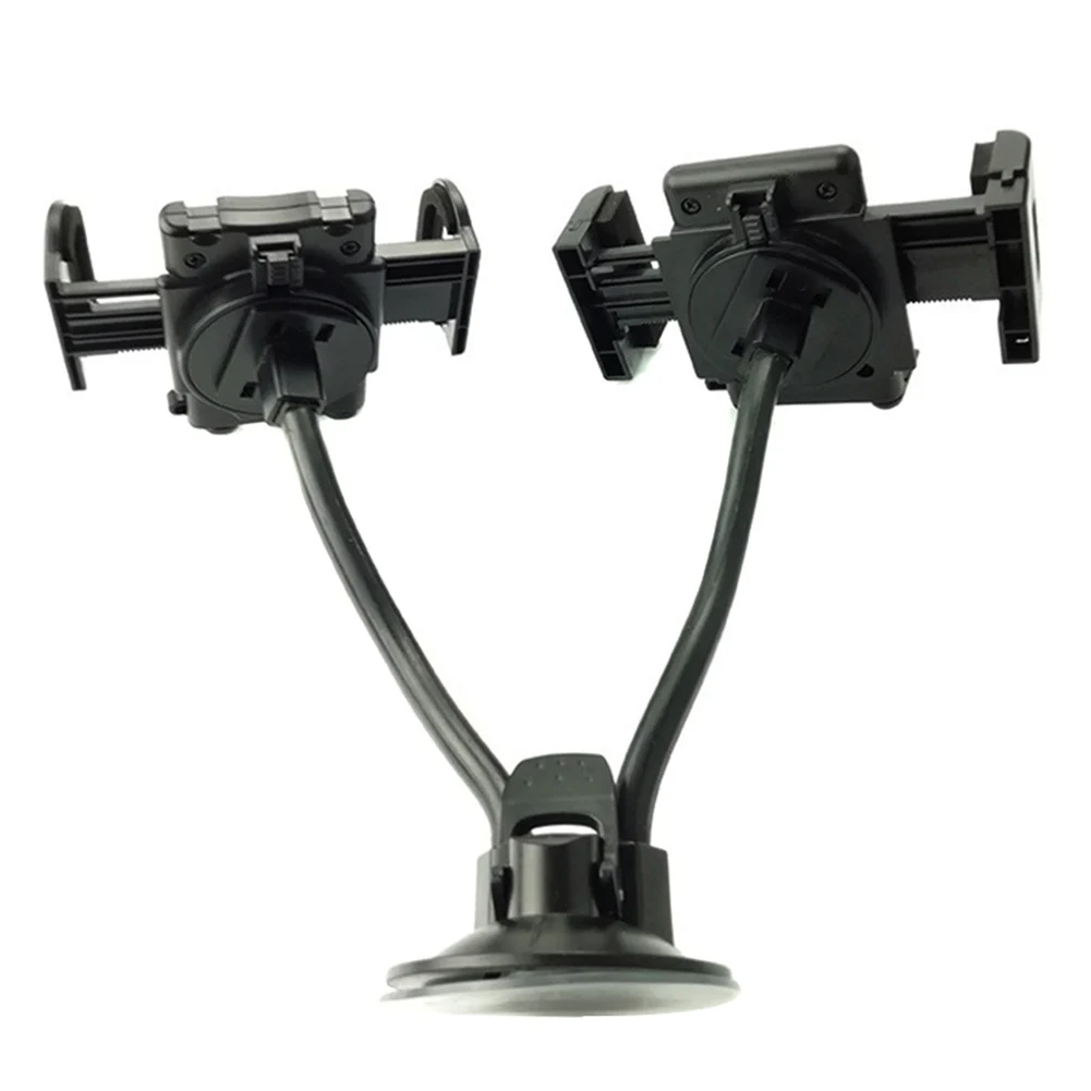 Автомобильный держатель для телефона с двойной головкой на приборной панели