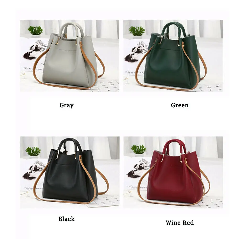 

2019 Newest Hot Fashion Women's Handbag Tote Purse Shoulder Bag Messenger Hobo Bag Satchel Summer PU Solid Handbag Tote