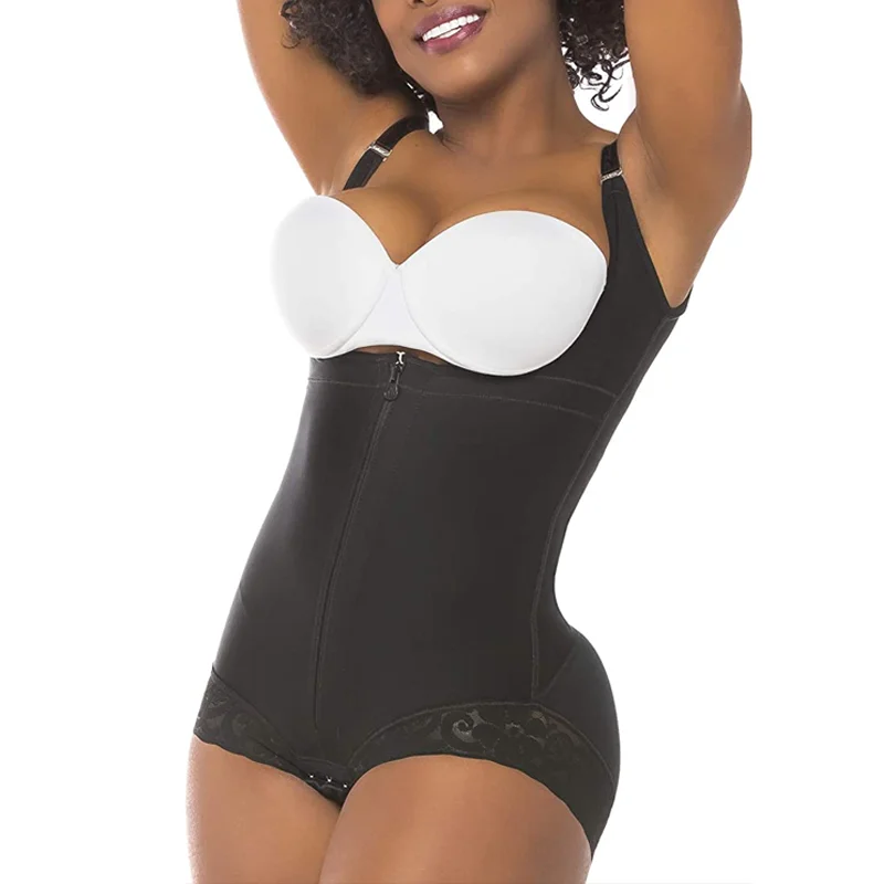 Fajas Colombianas Корсет Lenceria Femenina Post Surgery High Compression Postpartum Recovery Shaper Bodysuit For Women Lingerie