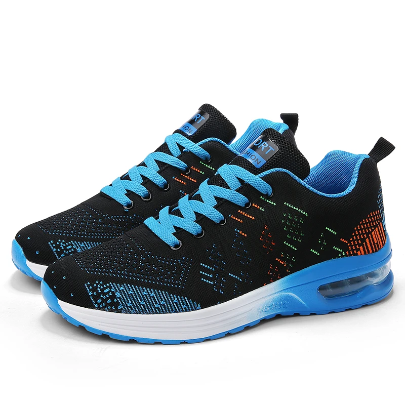 

2021 New Unisex Sport Shoes Breathable Air Cushion Fitness Shoes Brand Outdoor Running Shoes Running Shoes Spring Big Size 35-45