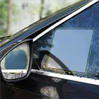 Автомобильная зеркальная оконная прозрачная пленка противотуманная пленка защитная оконная прозрачная Водонепроницаемая наклейка Водонепроницаемая Автомобильная наклейка заднего вида 2 шт.компл.