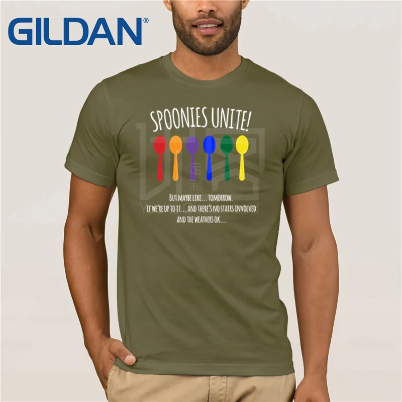 Spoonies Unite но может быть завтрашний день футболка солнцезащитные очки Мужская
