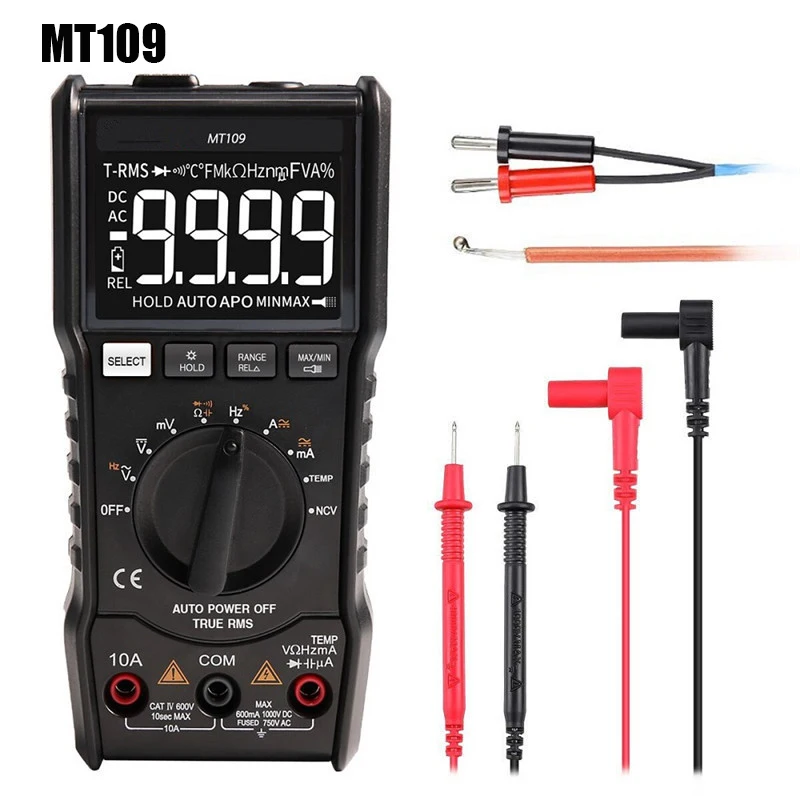 Цифровой Интеллектуальный Ручной осциллограф MUSTOOL MT8206 MDS8207 MT8205 MT99 MT109 2 в 1