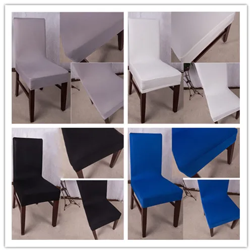 Чехол на стул из спандекса со съемным эластичным покрытием для столовой и