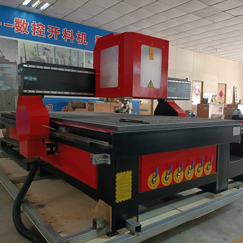 

5 4 Axis CNC Router 1325 3d CNC Wood Carving Machine , CNC Wood Cutting Engraving With Mach3 Controller 4*8ft Wood CNC Router