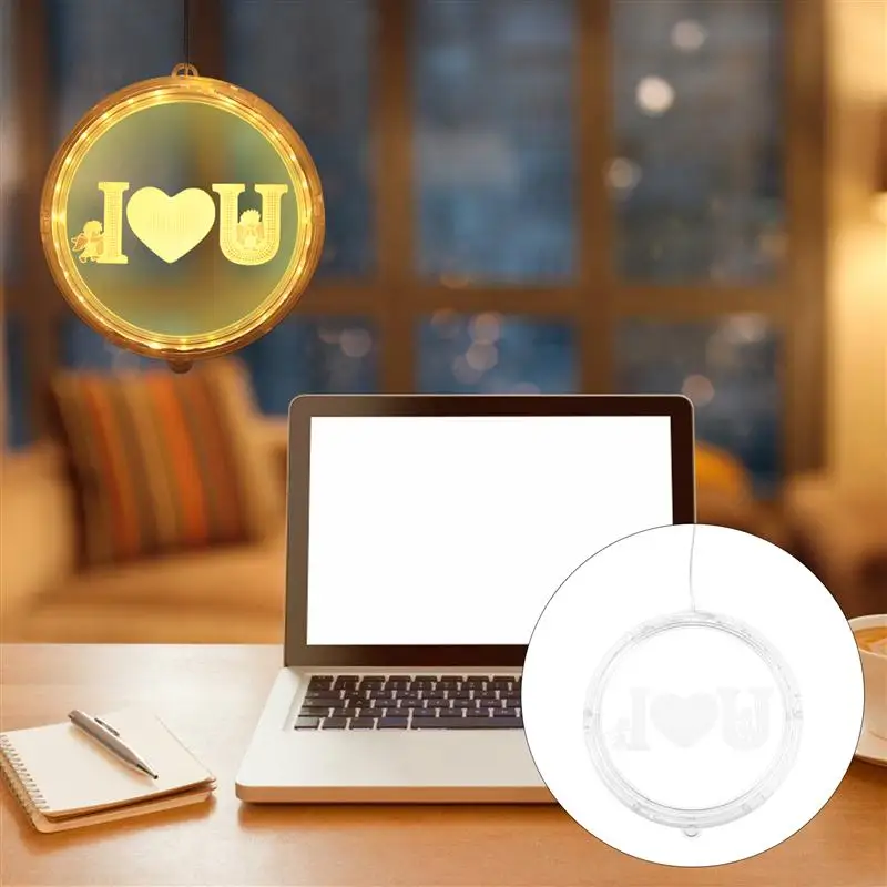 

1Pc 3D Pendant Lamp Fashion Hanging Light Prposal Room Lamp Decor (No Battery)