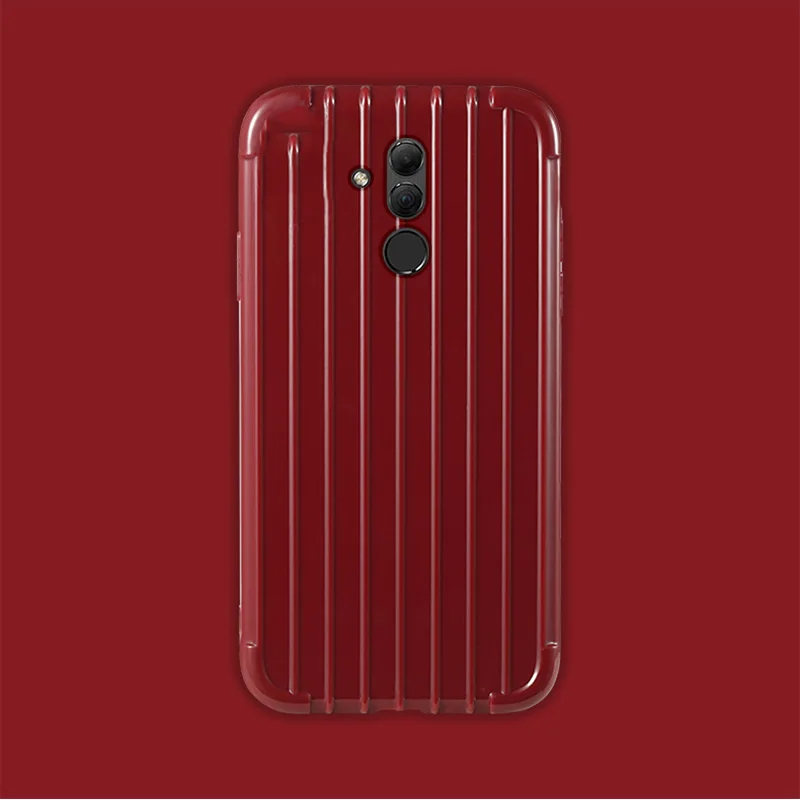 Роскошный багажный чехол для huawei mate 20 lite, Модный милый чехол, чехол для багажника из ТПУ, силиконовая задняя крышка для huawei mate 20 lite, чехол