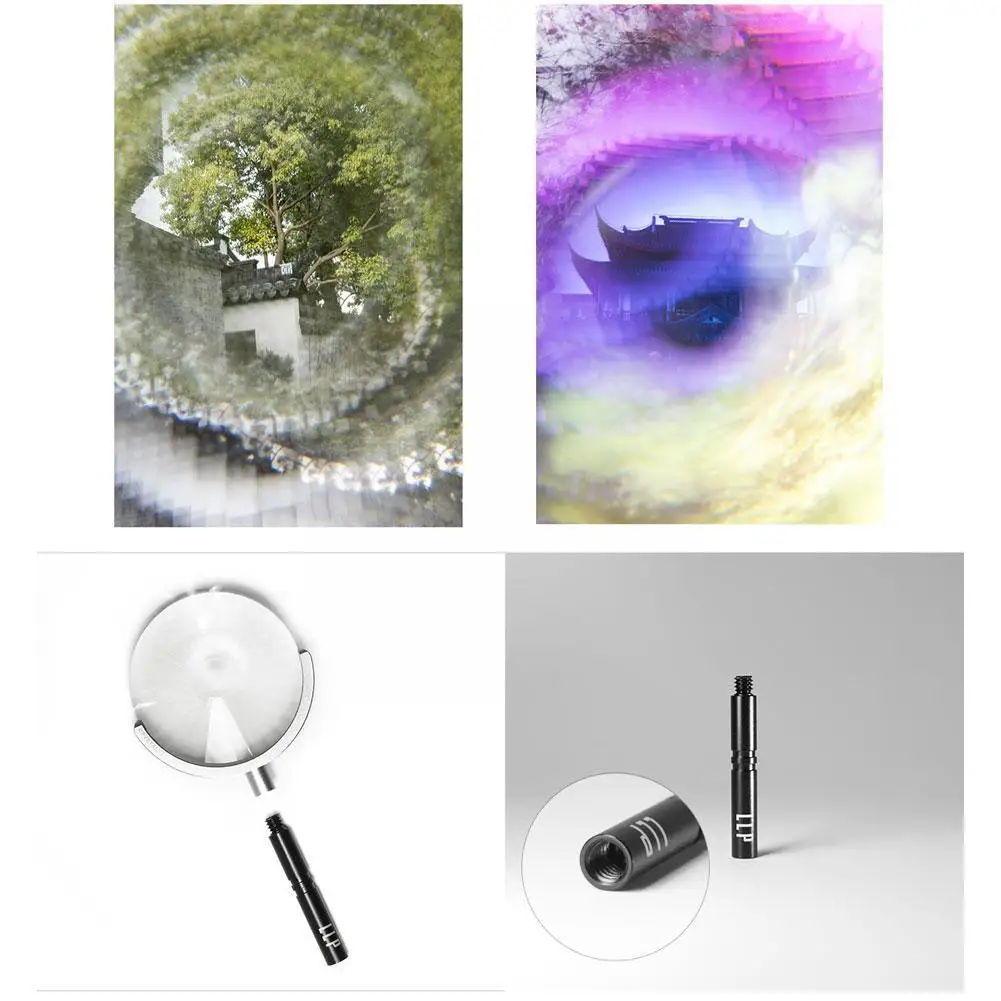 60mm Mobile Phone Photography Foreground Blur Props Effects Filter Glass Kaleidoscope Prism Vortex Special Pri M9C6 | Электроника