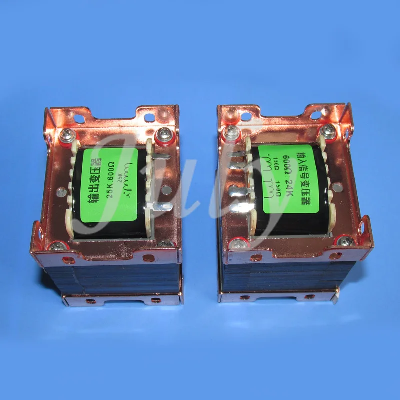 1 пара входного повышения 600 Ом: 24 К 10 Гц ~ 20 кГц-3 дБ выходный трансформатор 25 К: Ом