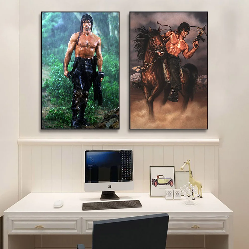Классические декоративные настенные постеры и принты Rambo First крови для гостиной