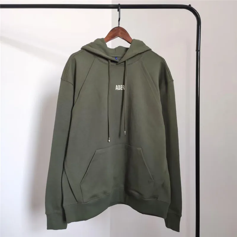 

2020fw Adererror Hoodie Women Men 1:1 Best Quality Ader Error Black Gray Blue Army Green Pullover Hooded