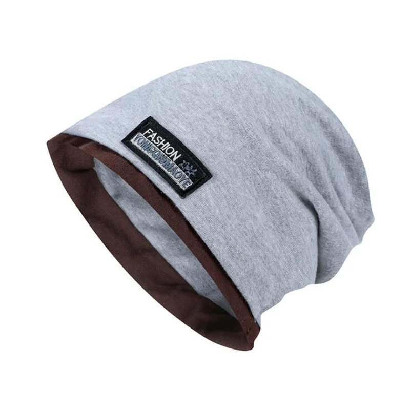 Унисекс женская и мужская вязаная Лыжная шапка крючком трикотажная с напуском