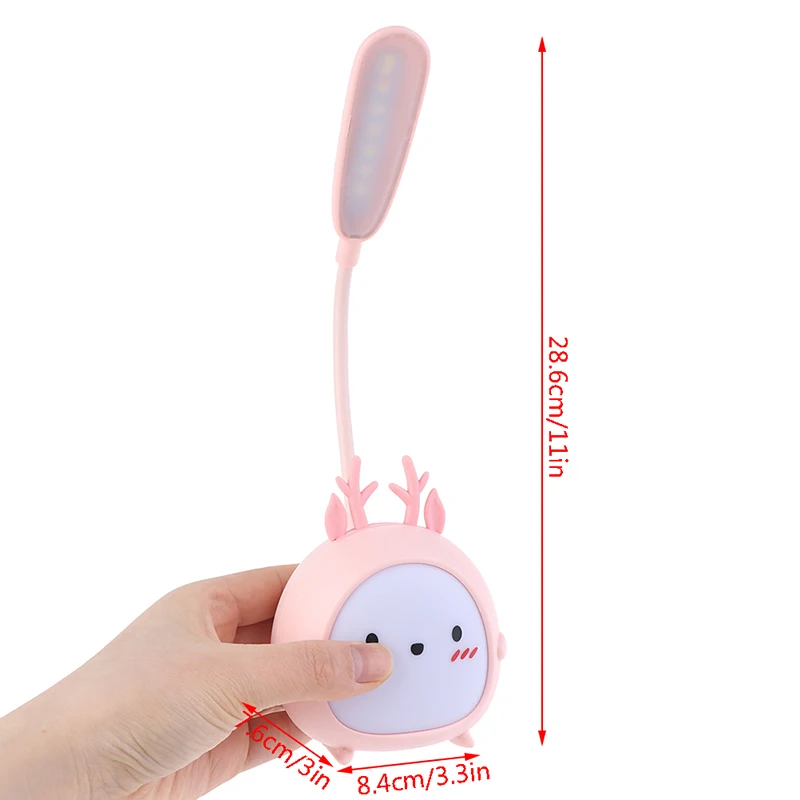 Светодиодная настольная лампа с зарядкой от USB трехскоростной приглушаемый