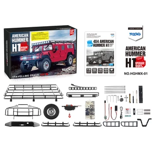 Обновленный комплект аксессуаров для HG P415 110 4WD 30 кмч 2,4G полноразмерная 4X4 Американская модель автомобиля Hummer RC (с рамкой, штатив-рейка)