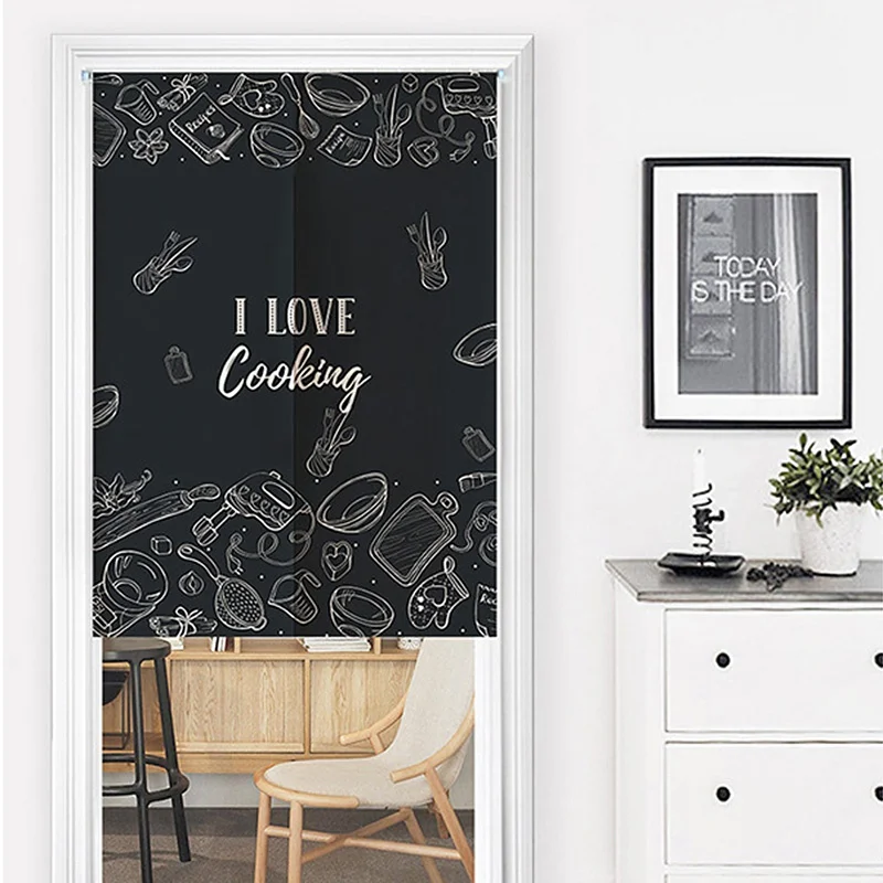 Подвесная дверная занавеска в японском стиле Короткая s для спальни кухни