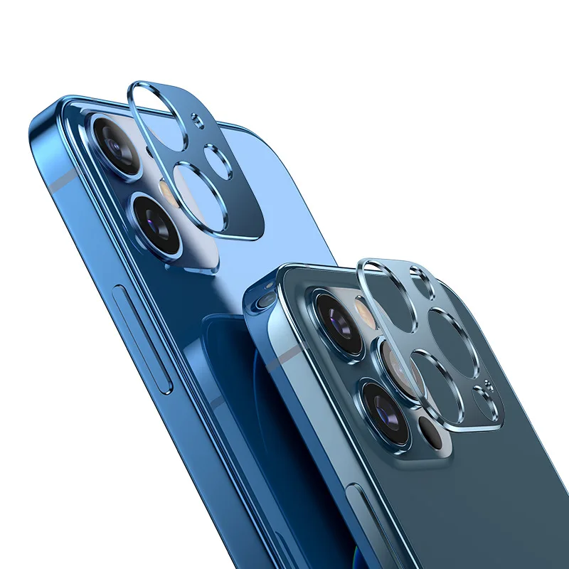 

Rear Camera Lens Screen Protector For iPhone 12 Pro Max Aluminum Alloy Metal Film For iPhone 12 Mini Lens Protection Case