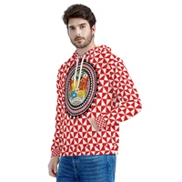 wholesale polynesian printing mens hoodies hoodie customize design standard oversized mens pullover sweatshirts samoa tonga