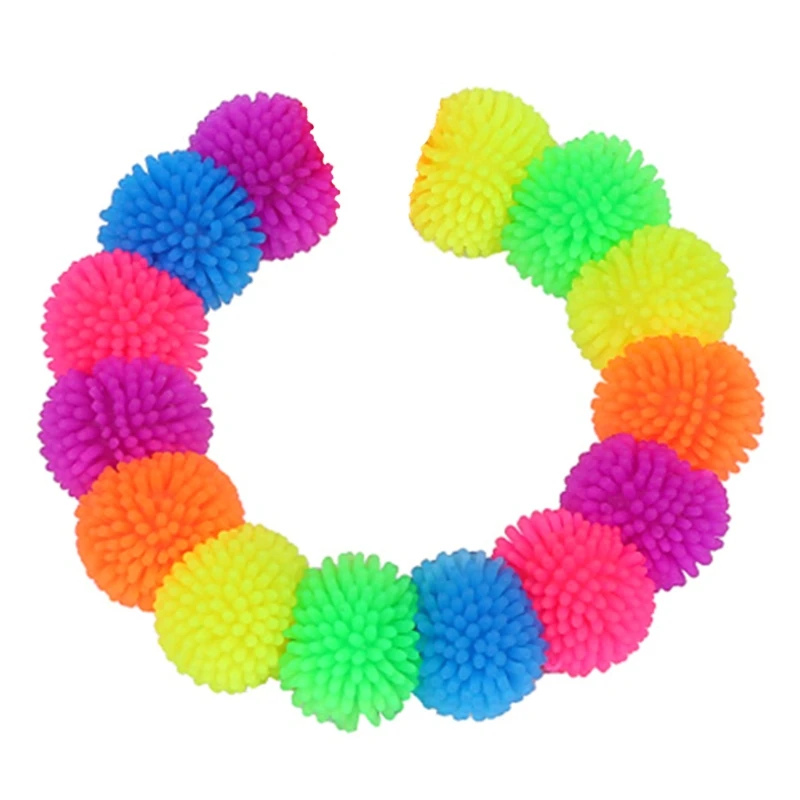 

Sensory Toy Elastic Cord Fidget Ball Toy Interactive Wristband TPR Bracelet for Kids Adults Anxiety Relief ADD Therapy