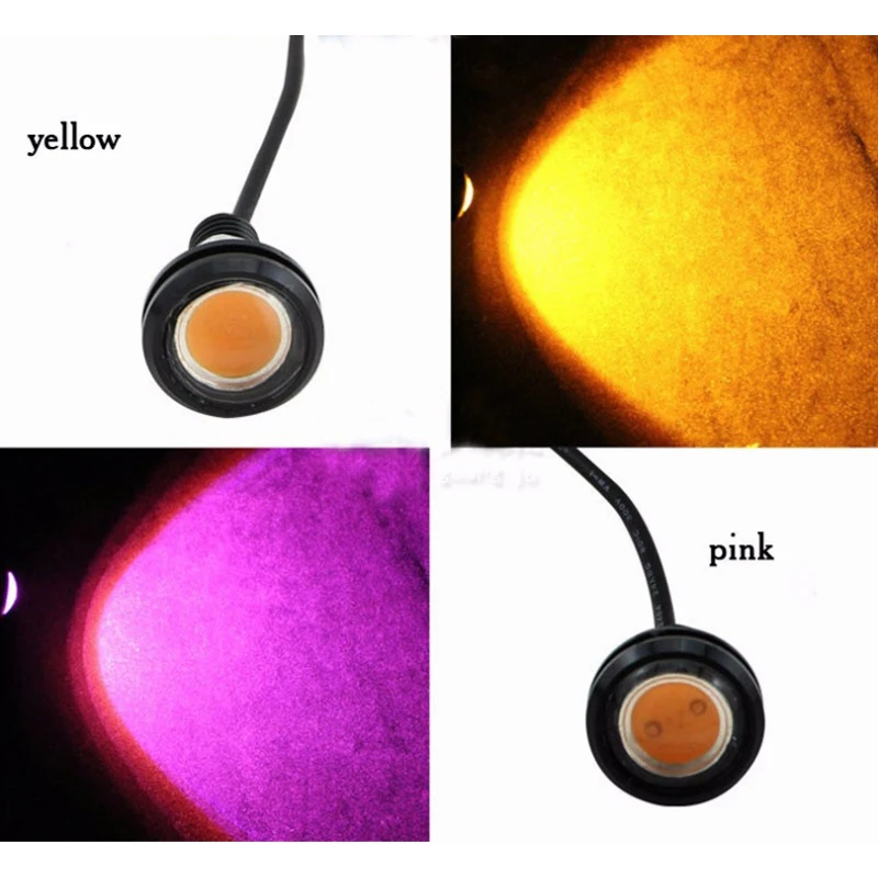 1 шт. 18 мм автомобиля светодиодный светильник орлиный глаз дневного Waterpproof