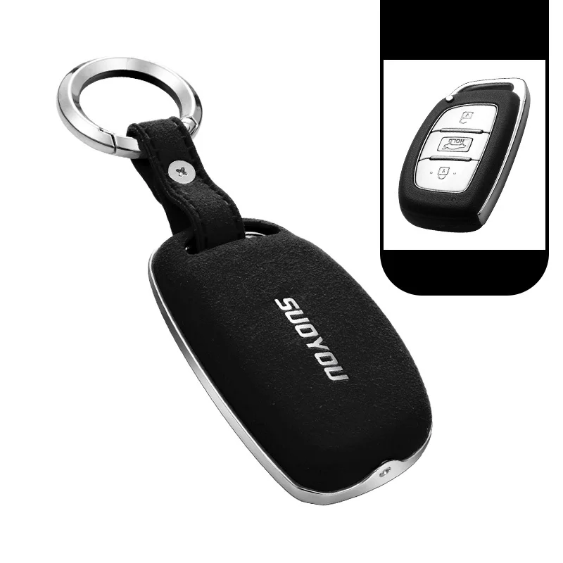 Чехол для автомобильного ключа из оцинкованного сплава Hyundai Hb20 I30 IX20 Solaris 2017 Creta Getz