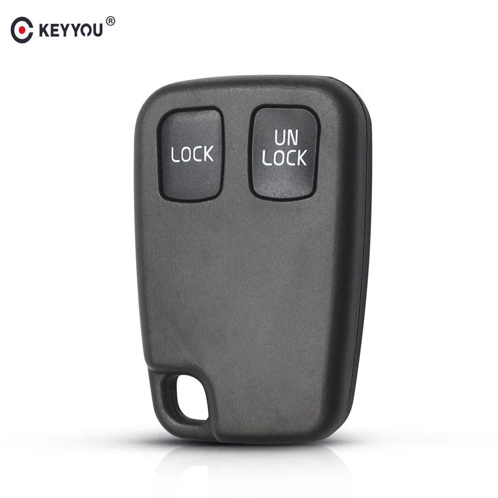 Чехол для автомобильного ключа KEYYOU чехол-брелок Volvo S40 S60 S70 S80 V40 V70 XC90 XC70 2 кнопки
