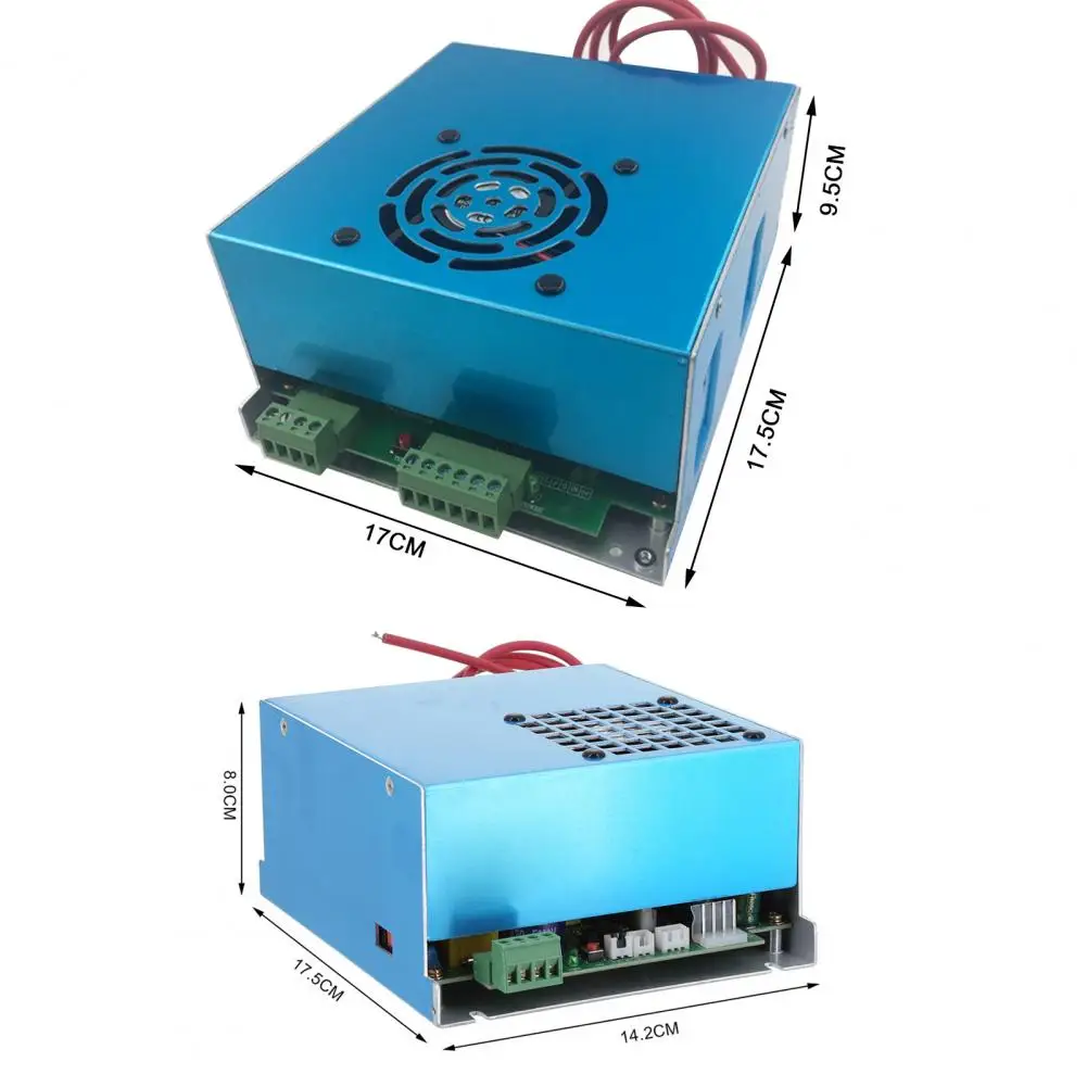 

40W/50W Laser Power Supply Sophisticated Fast Heat Dissipation Vent Fan Design CO2 Laser Machine Power Supply Module for Device