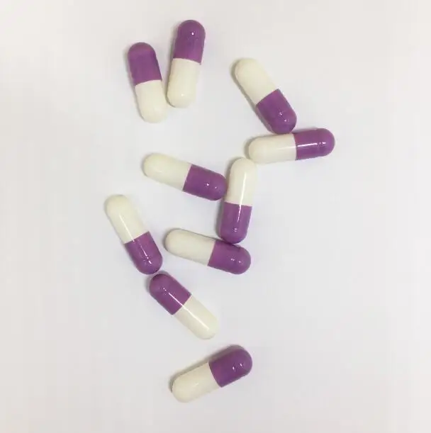 0 #1000 шт. Размер высококачественные цветные твердые желатиновые пустые капсулы