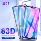 83D полное покрытие закаленное стекло для Xiaomi 9 Mi 9T Mi 8 A2 Lite SE Защитное стекло для экрана Redmi Note 7 8 6 5 4X A защитное стекло